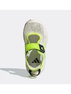 adidas Sandalen·Halbsandalen^Halbsandalen "SUMMERFLEX" in Grün/ Weiß