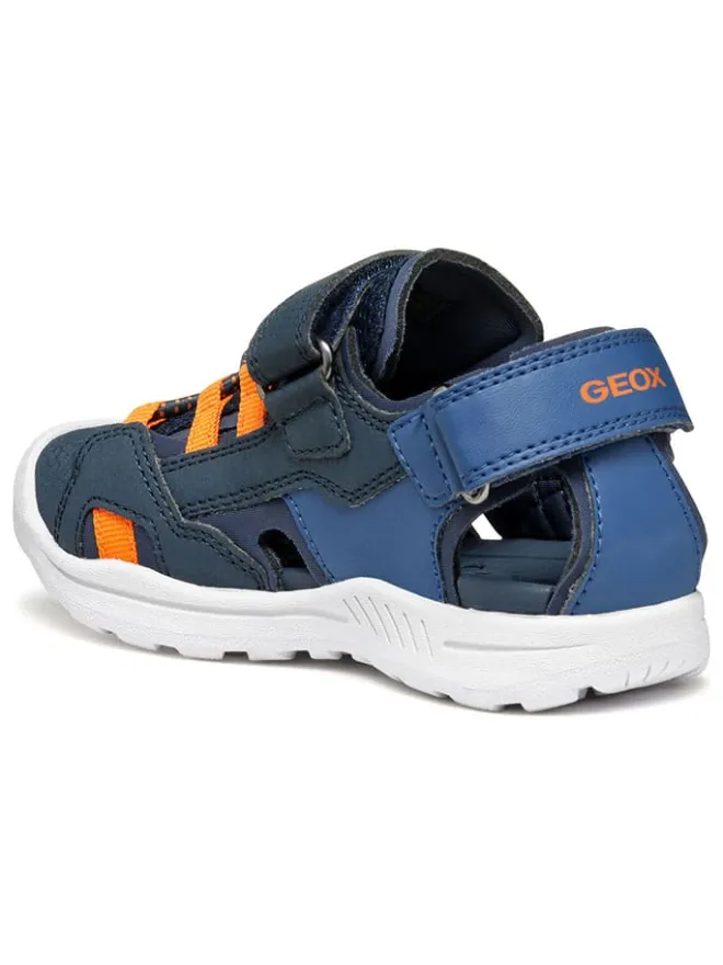 Geox Sandalen·Halbsandalen^Halbsandalen "Vaniett" in Dunkelblau/ Orange