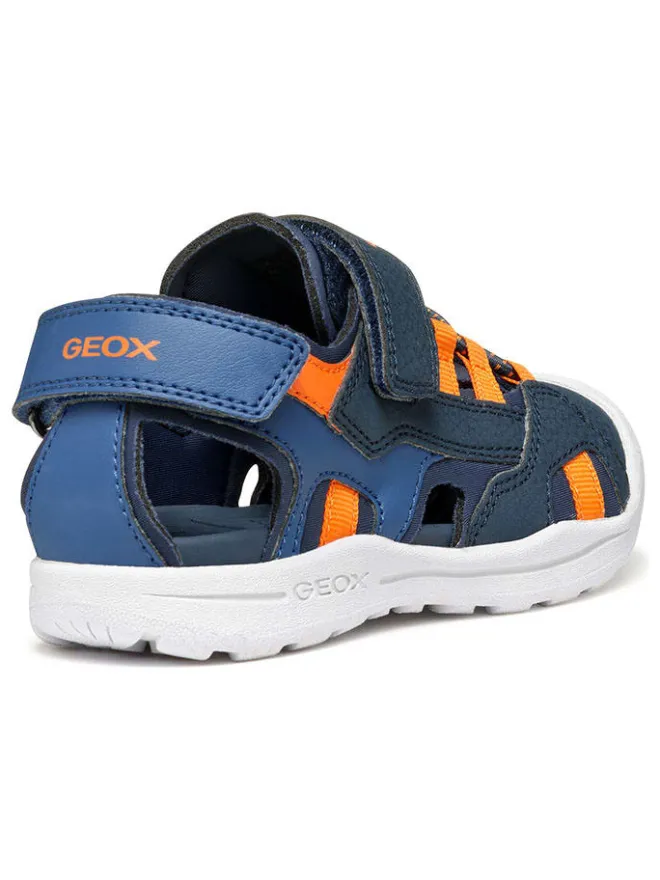 Geox Sandalen·Halbsandalen^Halbsandalen "Vaniett" in Dunkelblau/ Orange