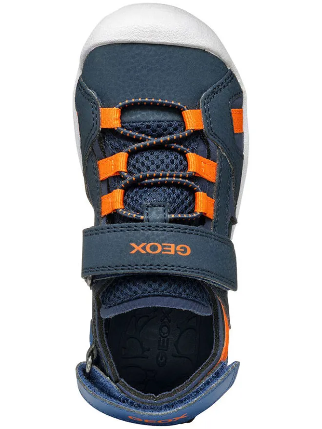 Geox Sandalen·Halbsandalen^Halbsandalen "Vaniett" in Dunkelblau/ Orange