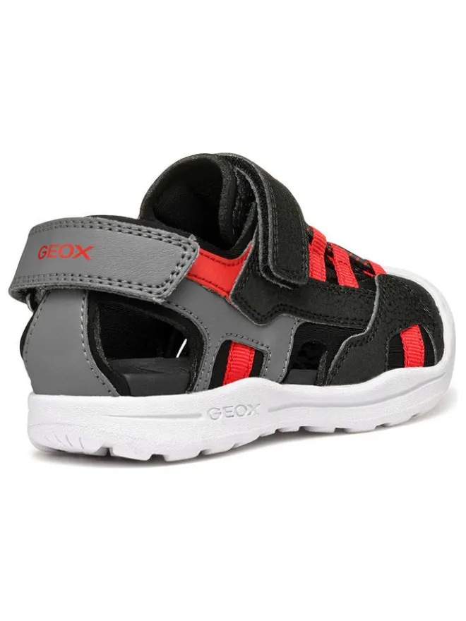 Geox Sandalen·Halbsandalen^Halbsandalen "Vaniett" in Schwarz/ Rot
