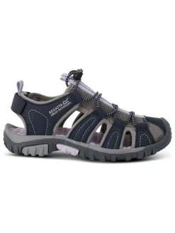 Regatta Sandalen·Halbsandalen^Halbsandalen ''Westshore'' in Beige/ Dunkelblau/ Lila