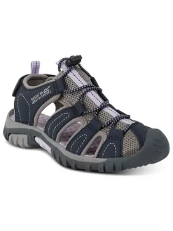 Regatta Sandalen·Halbsandalen^Halbsandalen ''Westshore'' in Beige/ Dunkelblau/ Lila