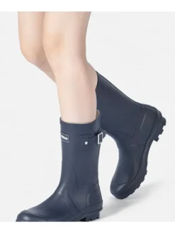 EVERAU Australia Gummistiefel^Halbschaft Gummistiefel Penguin in Marineblau