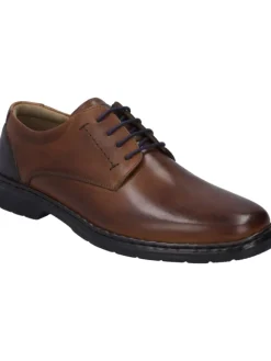 Josef Seibel Schnürschuhe^Halbschuh Alastair in cognac-kombi