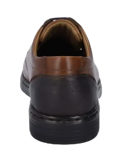 Josef Seibel Schnürschuhe^Halbschuh Alastair in cognac-kombi