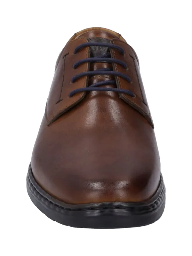 Josef Seibel Schnürschuhe^Halbschuh Alastair in cognac-kombi