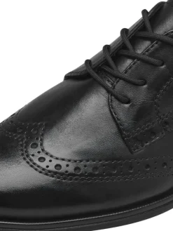 Halbschuh in BLACK LEATHER><noscript><img width=