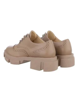 Ital-Design Schnürschuhe^Halbschuh in Hellbraun