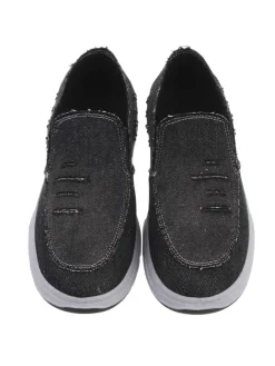 Ital-Design Schnürschuhe^Halbschuh in Schwarz und Grau