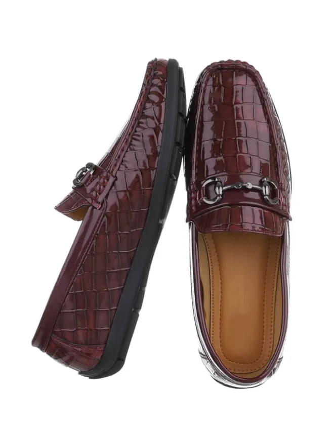 Halbschuh in Weinrot>Ital-Design Hot