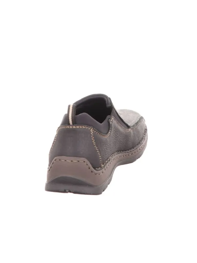 Halbschuhe HWK in schwarz/schwarz/schwarz>rieker