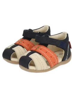 Halbschuhe in Blau/Beige><noscript><img width=