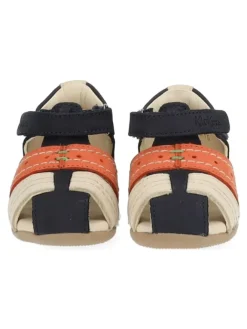 Halbschuhe in Blau/Beige><noscript><img width=