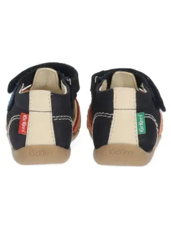 Halbschuhe in Blau/Beige><noscript><img width=