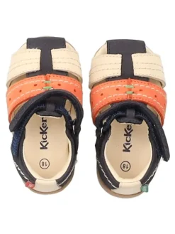 Halbschuhe in Blau/Beige><noscript><img width=