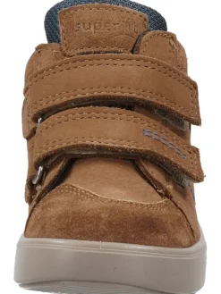 Halbschuhe in Braun/Blau><noscript><img width=