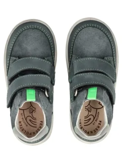 Halbschuhe in Grau/Grün><noscript><img width=