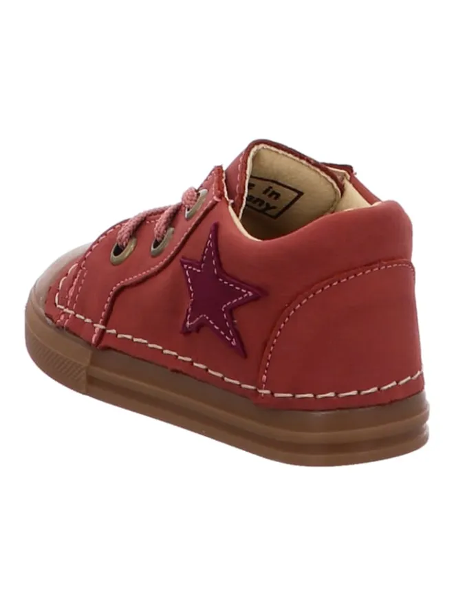 Däumling Krabbelschuhe^Halbschuhe in Rot