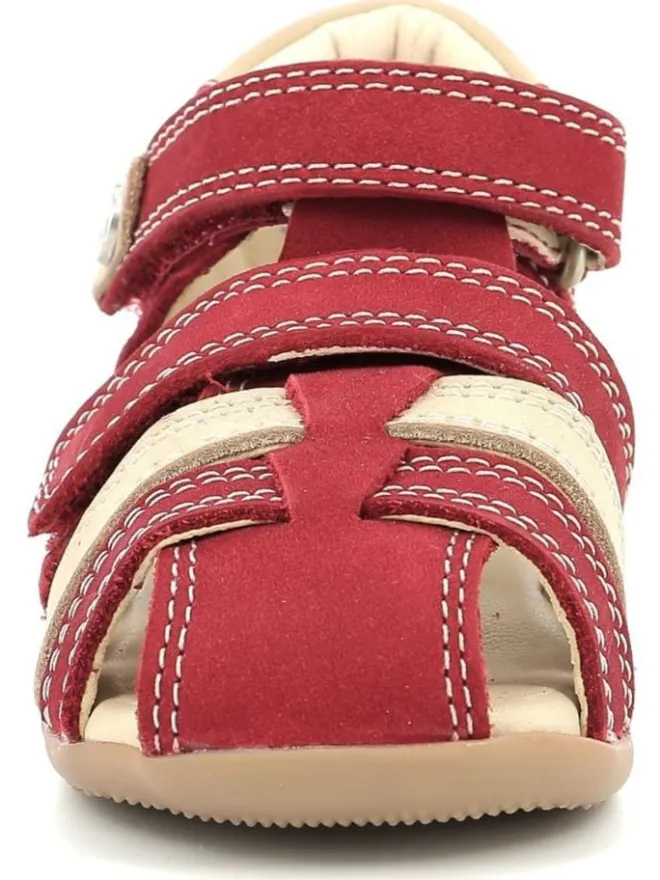 Halbschuhe in Rot/Beige>Kickers Online