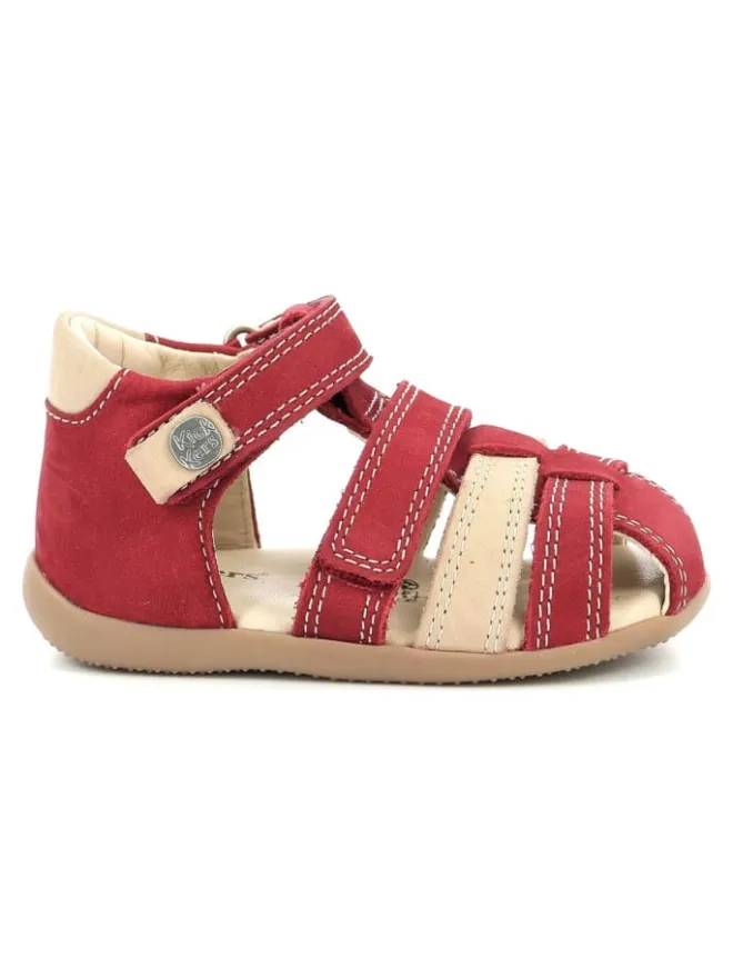 Halbschuhe in Rot/Beige>Kickers Online
