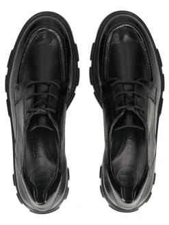 Paul Green Schnürschuhe^Halbschuhe in Schwarz Lack