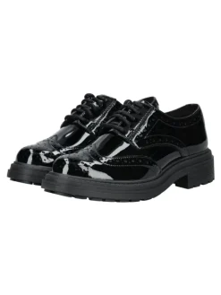 Halbschuhe in Schwarz Lack><noscript><img width=