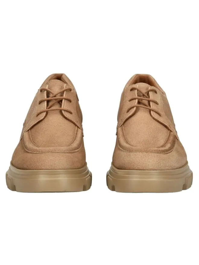 Paul Green Schnürschuhe^Halbschuhe in Tan