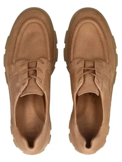 Paul Green Schnürschuhe^Halbschuhe in Tan