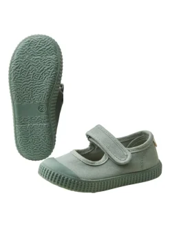 Halbschuhe uni in grün><noscript><img width=