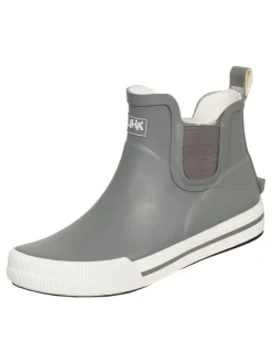 Bockstiegel Gummistiefel^Halbstiefel Momo in grau/weiß