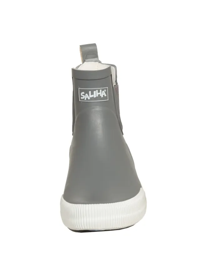 Bockstiegel Gummistiefel^Halbstiefel Momo in grau/weiß