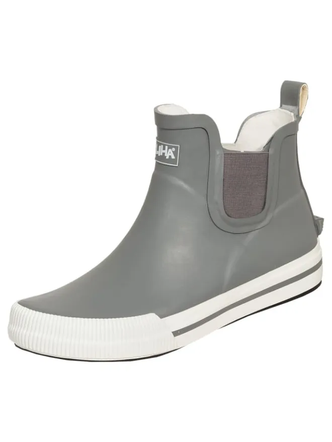 Bockstiegel Gummistiefel^Halbstiefel Momo in grau/weiß