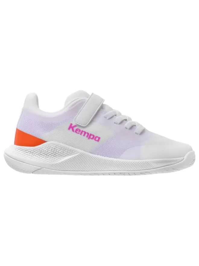 Kempa Outdoor- & Sportschuhe·Trainings- & Sportschuhe^Hallen-Sport-Schuhe Kourtfly Kids in weiß/lila