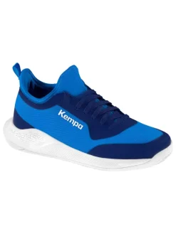 Hallen-Sport-Schuhe Kourtfly Kids in blau/weiß>Kempa