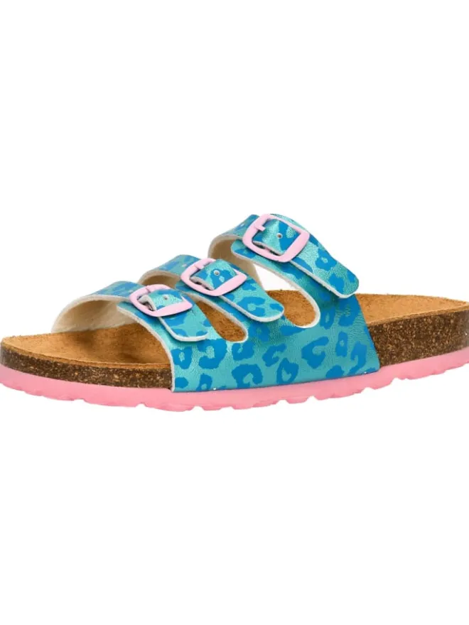 Hausschuh "Bioline Kids" in Türkis>Lico Best