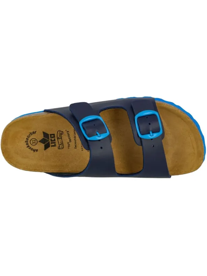 Hausschuh "Bioline Kids" in Blau>Lico Best