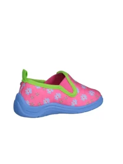 Hausschuh Blumen in Pink><noscript><img width=