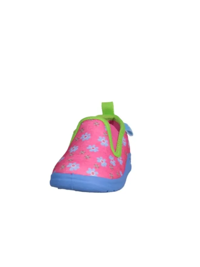 Hausschuh Blumen in Pink>Playshoes Hot