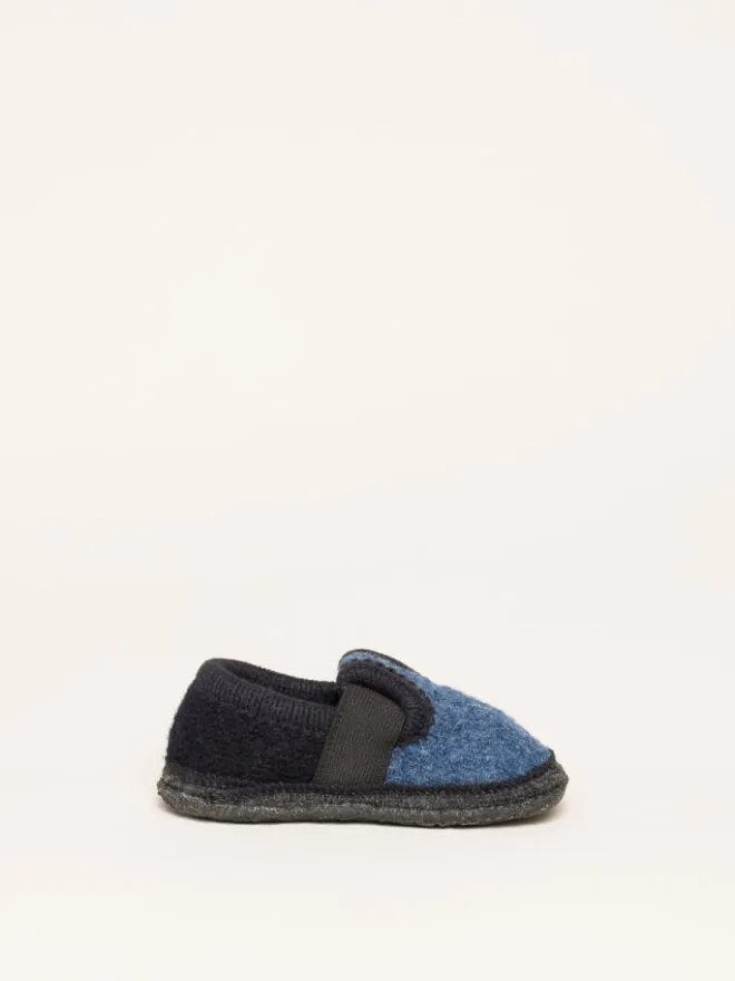 Hausschuh Bobby UNI in jeansblau/nachtblau>kitz-pichler Discount