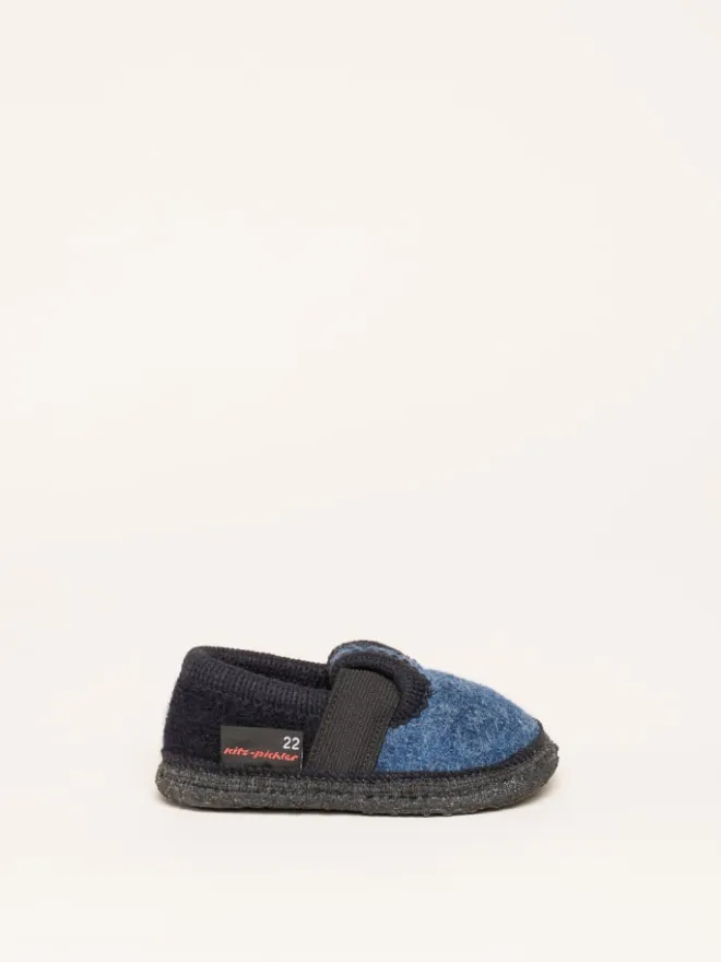 Hausschuh Bobby UNI in jeansblau/nachtblau>kitz-pichler Discount