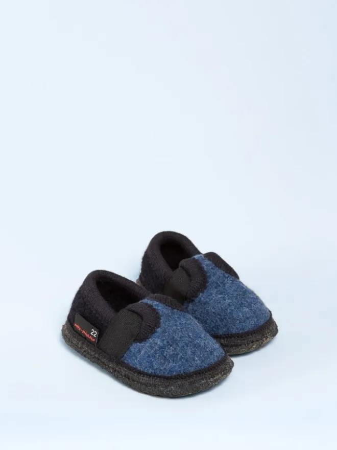 Hausschuh Bobby UNI in jeansblau/nachtblau>kitz-pichler Discount