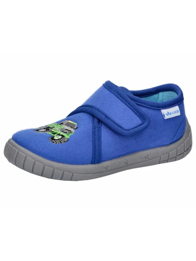Lico Hausschuhe^Hausschuh "Cookie Boy" in Blau