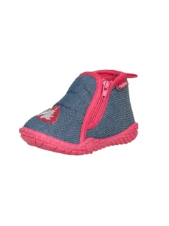 Playshoes Hausschuhe^Hausschuh Einhorn in Jeansblau