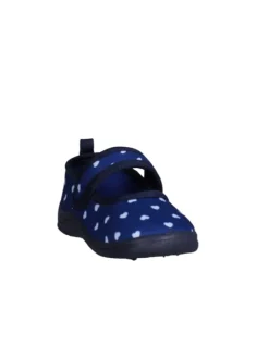 Hausschuh Herzchen in Marine><noscript><img width=