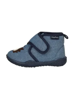 Playshoes Hausschuhe^Hausschuh Igel in Jeansblau