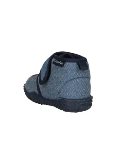 Playshoes Hausschuhe^Hausschuh Igel in Jeansblau