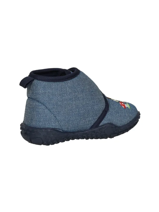 Playshoes Hausschuhe^Hausschuh Igel in Jeansblau