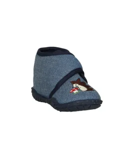 Playshoes Hausschuhe^Hausschuh Igel in Jeansblau
