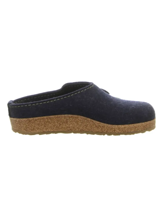 Hausschuh in blau>HAFLINGER Discount